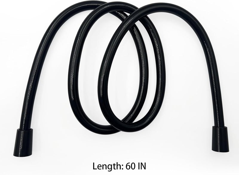 DSRTLP Replacement Shower Hose for RV Camper 6in Flexible & Kink-Free Heavy Duty PVC Lead-Free Black - Image 4